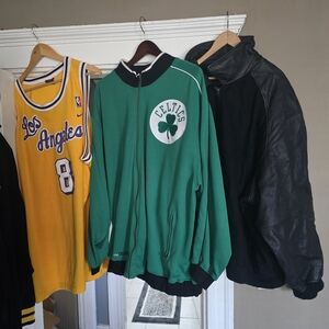 Green Celtics Zip-Up Jacket